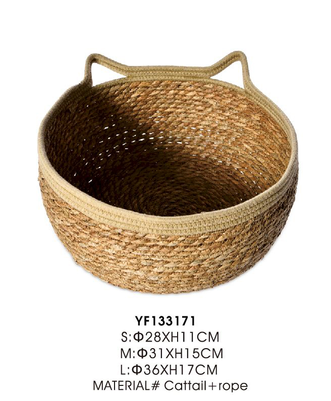 Натуральное ручное изготовление милое круглое гнездо для домашних животных