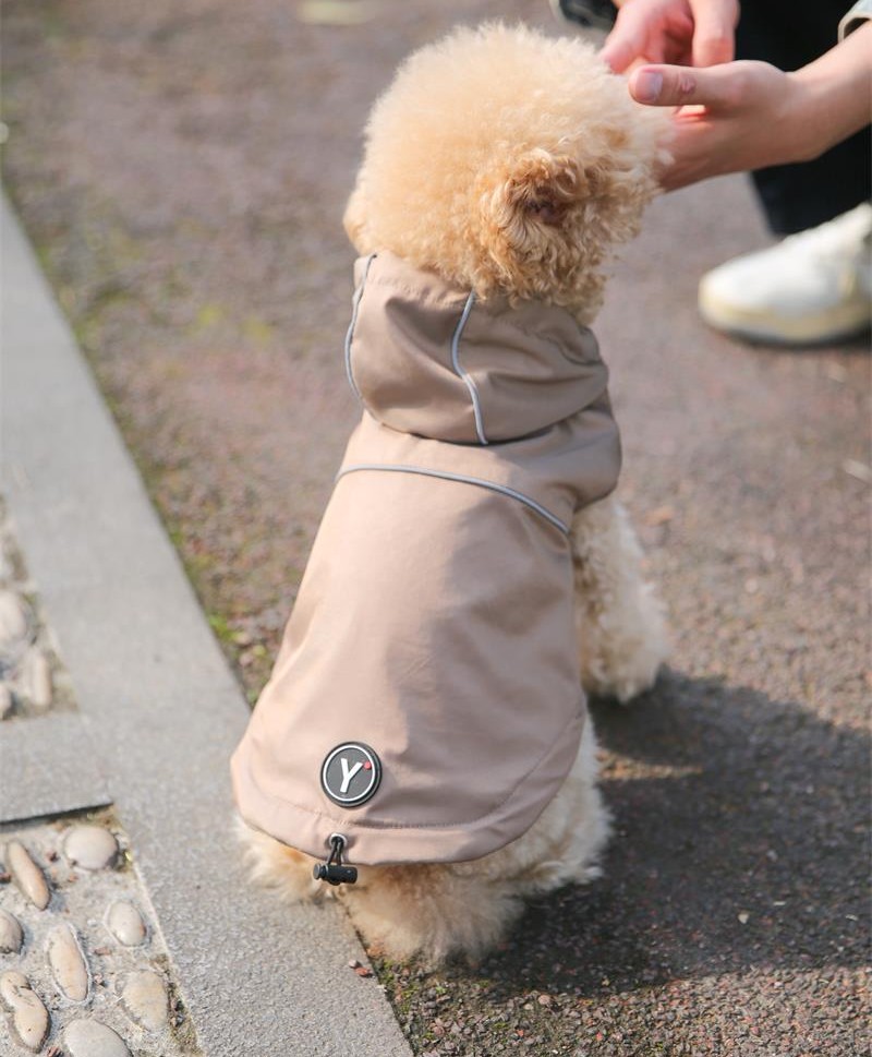 Светоотражающая куртка с капюшоном для домашних животных