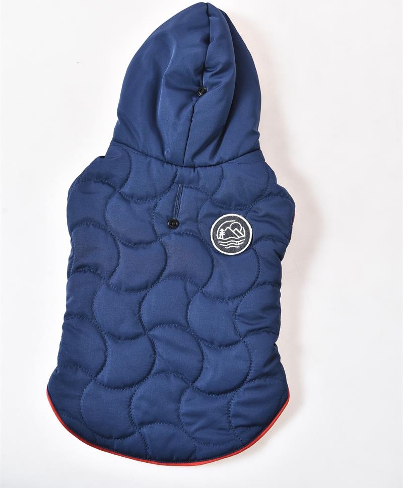 Теплая светоотражающая куртка с капюшоном для домашних животных