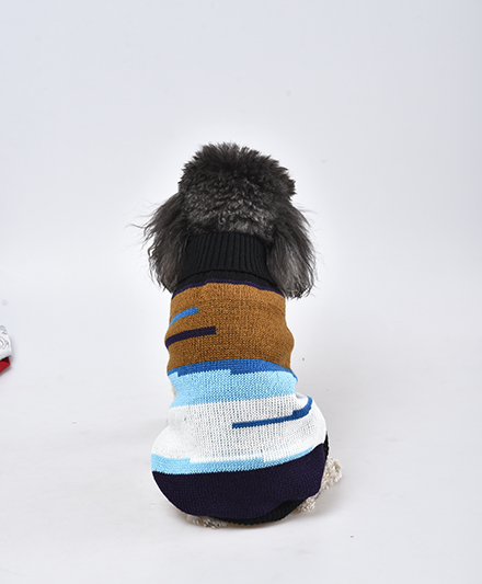 Модная одежда для домашних животных с воротником из лоскутков