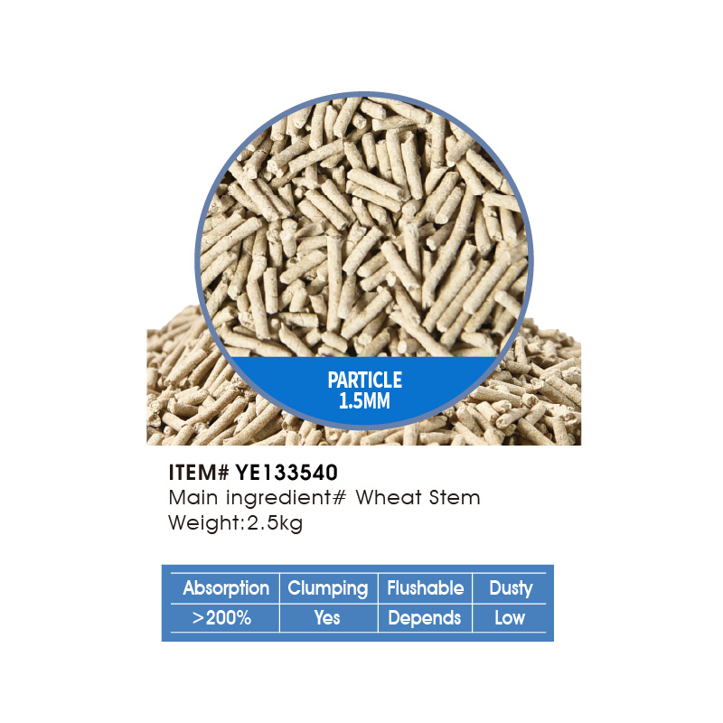 Подстилка для кошек из пшеничной соломы