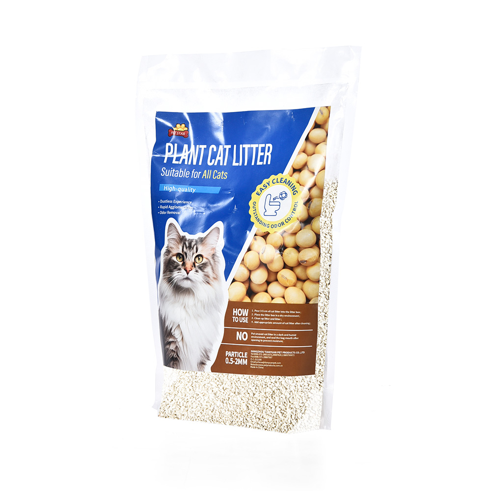 Высокопоглощающий наполнитель для кошачьего туалета из тофу