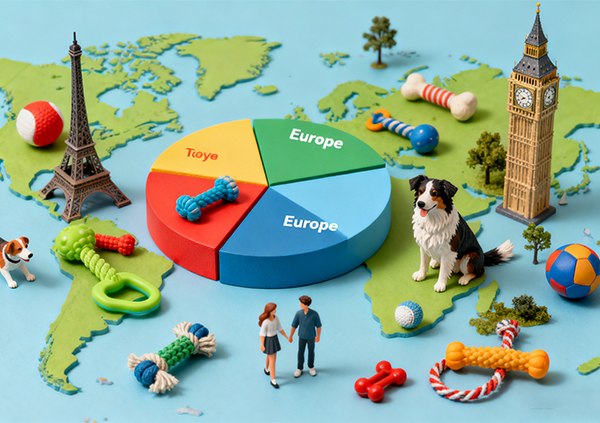 Глобальные тенденции рынка игрушек для собак