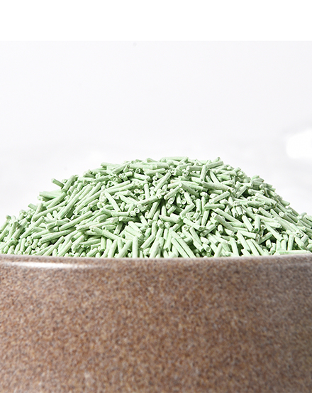 Кошачий наполнитель с ароматом зеленого чая и тофу