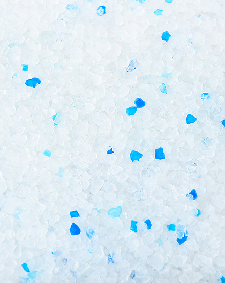 Новый тип синего кристаллического кошачьего наполнителя