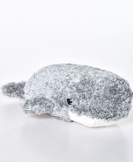 Мягкая игрушка для собак в форме серого кита