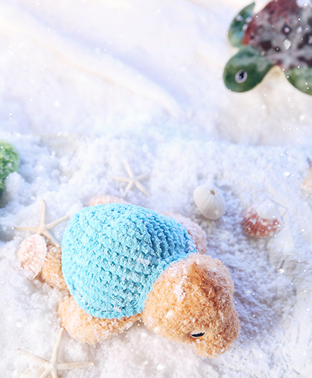 Плюшевая игрушка для собак в форме черепахи из персикового флиса