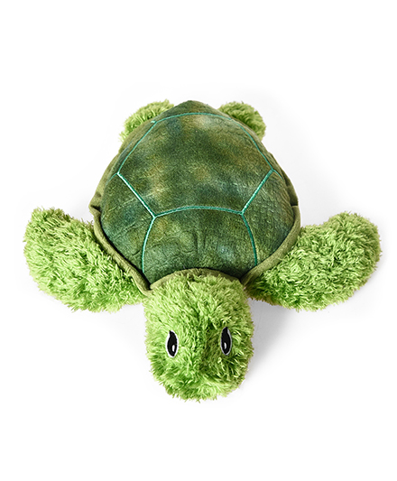 Плюшевая игрушка для собак «Зеленая черепаха», изготовленная из персикового флиса и плюша с рисунком динозавра