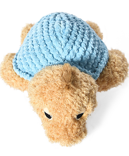 Плюшевая игрушка для собак в форме черепахи из персикового флиса