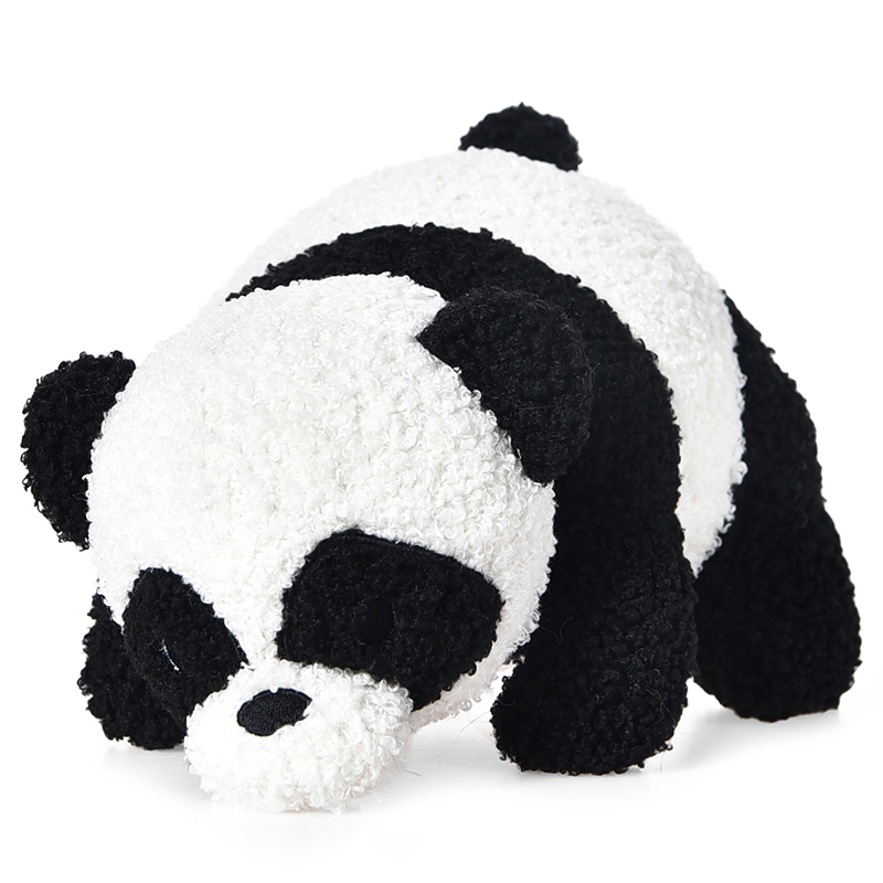 Черно-белая плюшевая игрушка для собак в форме панды