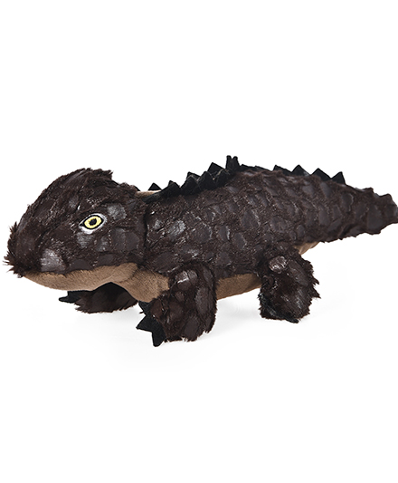 Интерактивная плюшевая игрушка для собак в виде динозавра с пищалкой