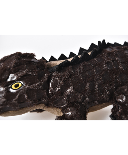 Интерактивная плюшевая игрушка для собак в виде динозавра с пищалкой