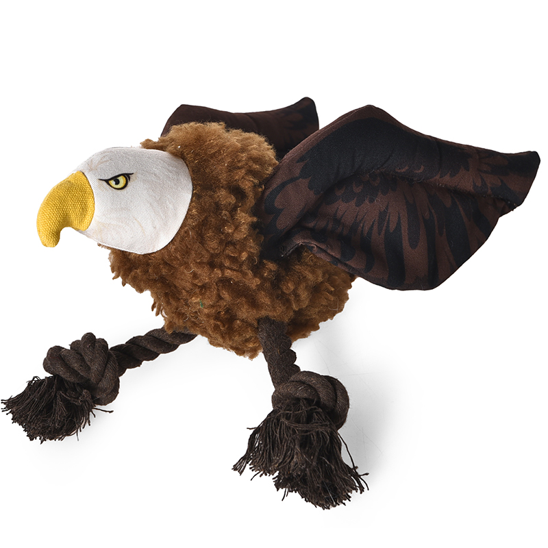 Увлекательная плюшевая игрушка для собак в виде орла