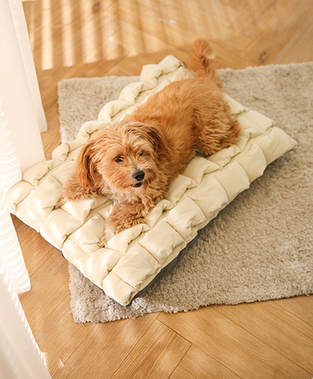 Премиум-кровать для собак в клетку в стиле Michelin