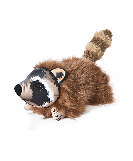 Прочная плюшевая игрушка для собак в виде красной панды с хрустящим хвостом и мягким наполнителем