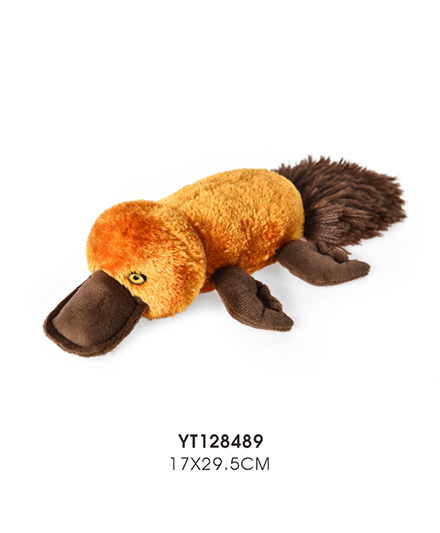 Интерактивная плюшевая игрушка для собак в форме утконоса