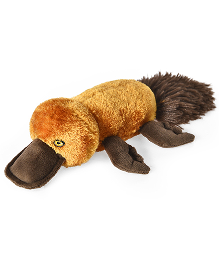 Интерактивная плюшевая игрушка для собак в форме утконоса