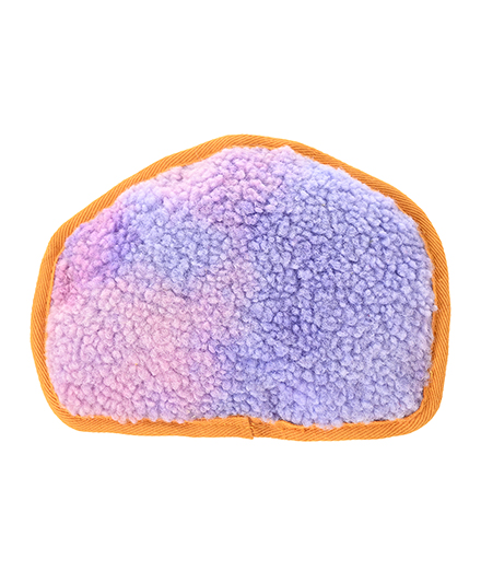 Мягкая плоская плюшевая игрушка для собак в форме тортика