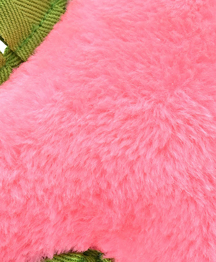 Мягкая розовая игрушка для собак в форме динозавра с пищалкой