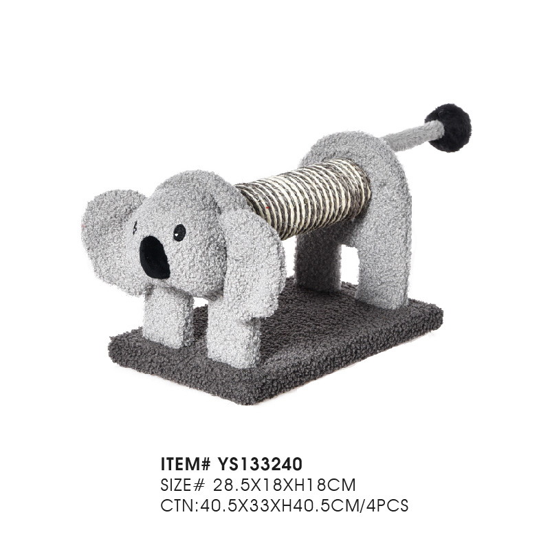 Экологически чистая когтеточка Koala из сизаля и плюша для оптовых покупателей