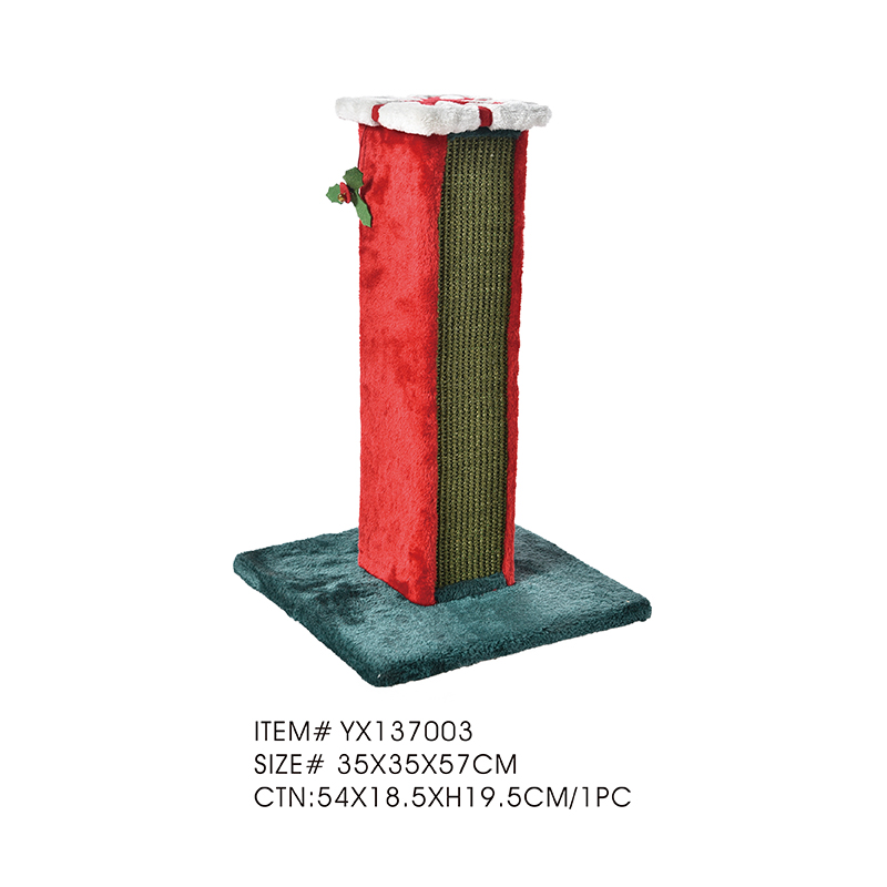 Профессиональный производитель рождественской кошачьей елки с сизалевой поверхностью для царапания и прочной основой