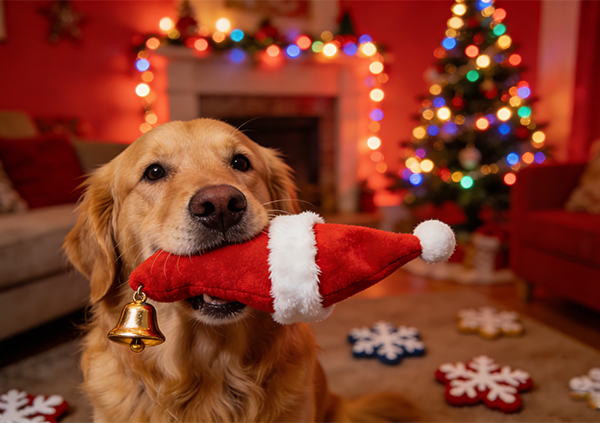 Самые продаваемые рождественские товары для домашних животных в России