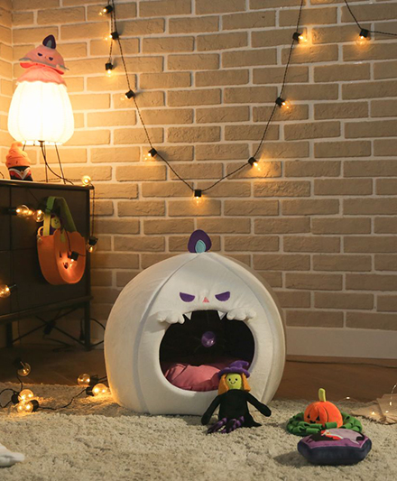 Оригинальная кровать-гнездо для кошек в стиле Хэллоуина