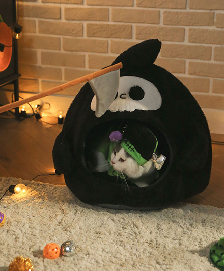 Поставщик оптовых партий высококачественных домиков-пещер для кошек на Хэллоуин